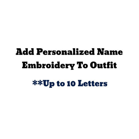 Personalized Embroidered Name--Up to 10 Letters - Snort Life  - 1