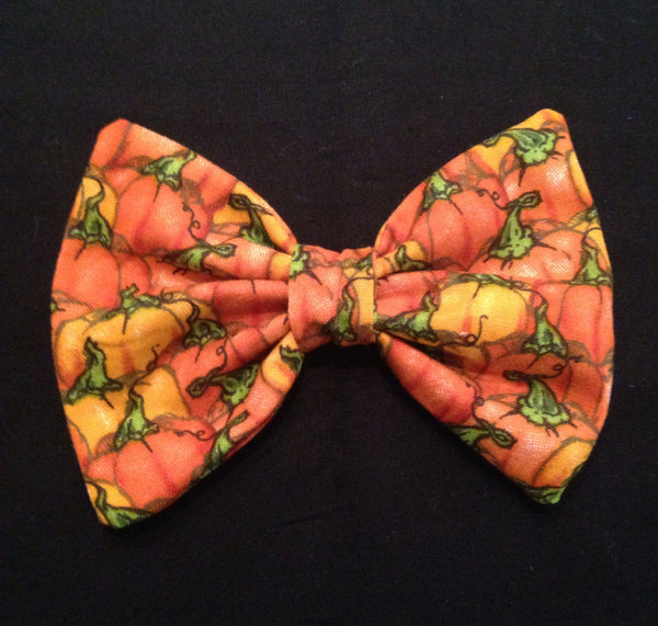 Pumpkin Patch Shirt Collar Bow Tie Set - Snort Life, Mini Pig Clothes