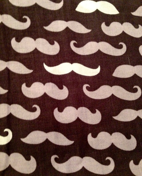 Mustache Shirt Collar Bow Tie Set - Snort Life, Mini Pig Clothes