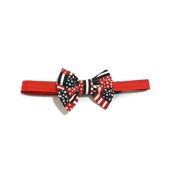 Patriotic Party Boy Pants & Bow Tie Collar Set - Snort Life - 3