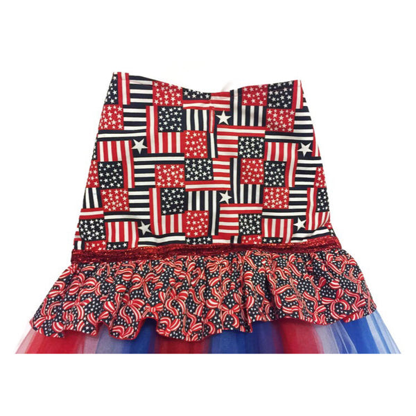 Miss Red, White & Blue Tutu Dress - Snort Life - 3
