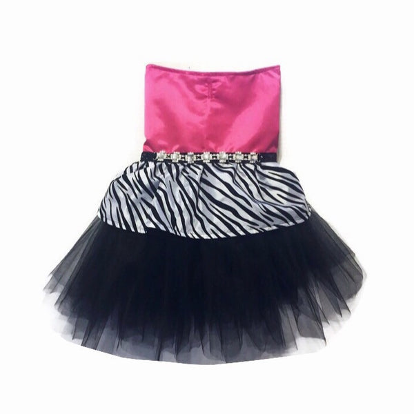 pink zebra tutu dress Zebra Hot Pink Petti Dress