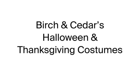 Birch & Cedar’s Halloween & Thanksgiving Costumes