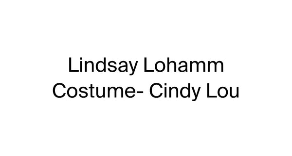 Lindsay Lohamm Custom Costume - Cindy Lou