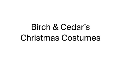 Birch & Cedar’s Christmas Costumes