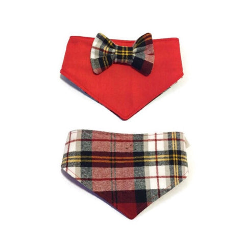 Huck Finn Reversible Bow Tie Bandana - Snort Life  - 1