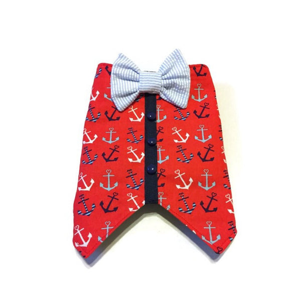 Anchored My Heart Bow Tie Vest