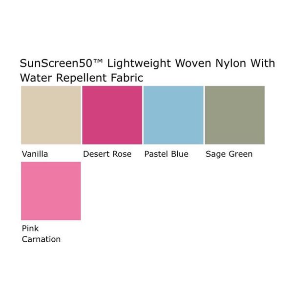 SPF 50 Sunscreen Light Weight Woven Nylon Collared Shirt--Multiple Colors