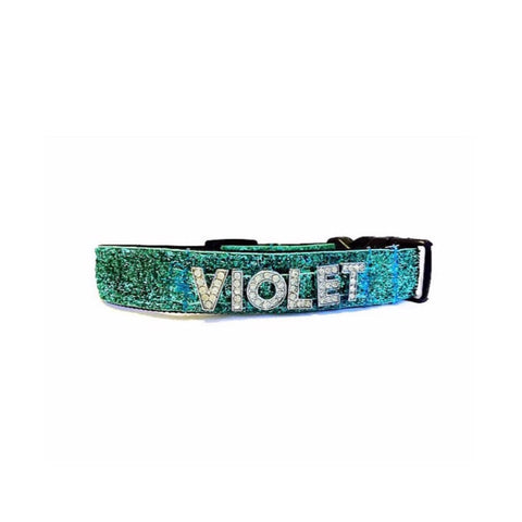 Personalized Name Rhinestone Collar--Up to 5 Letters