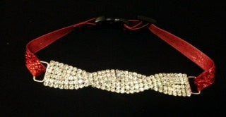 Silver Twisted Diamond Rhinestone Necklace - Snort Life, Mini Pig Clothes