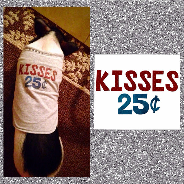 Kisses 25 Cents T-Shirt - Snort Life, Mini Pig Clothes