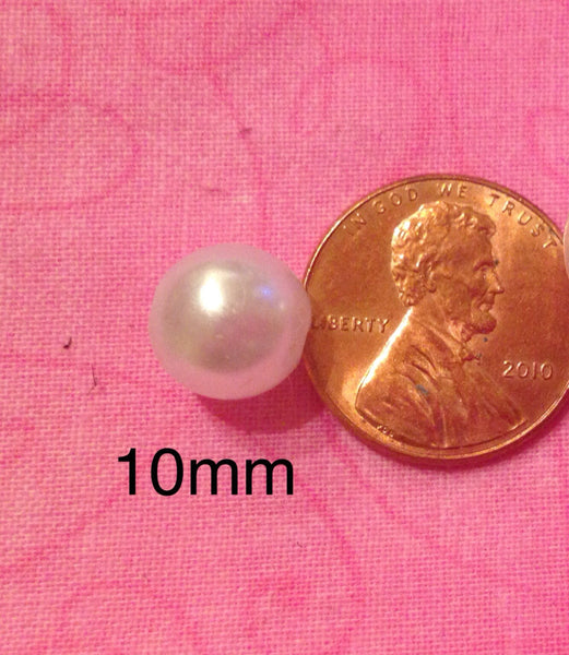 Pearl Necklace (10mm) - Snort Life, Mini Pig Clothes