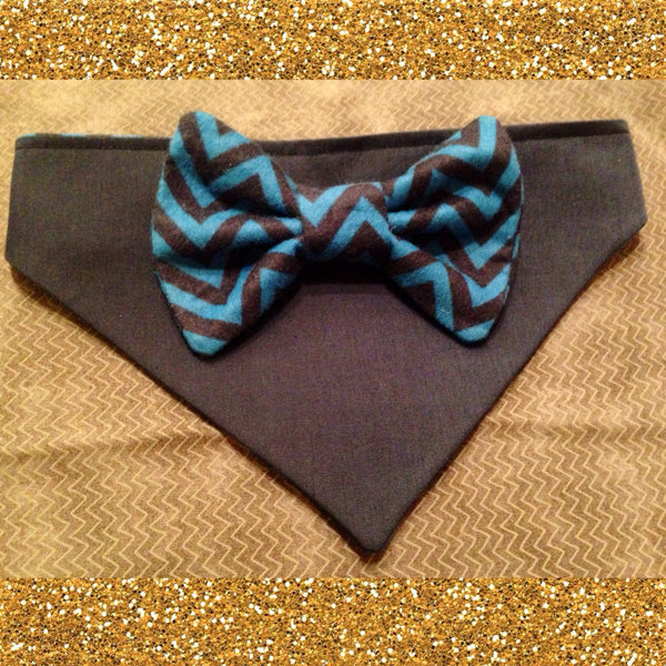 JT Reversible Bow Tie Bandana - Snort Life, Mini Pig Clothes