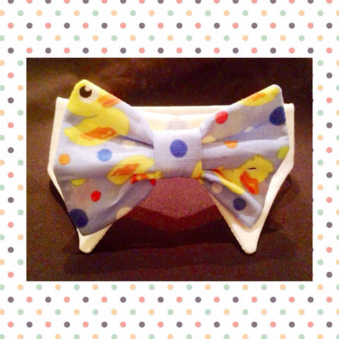 Rubber Ducky Shirt Collar Bow Tie Set - Snort Life, Mini Pig Clothes