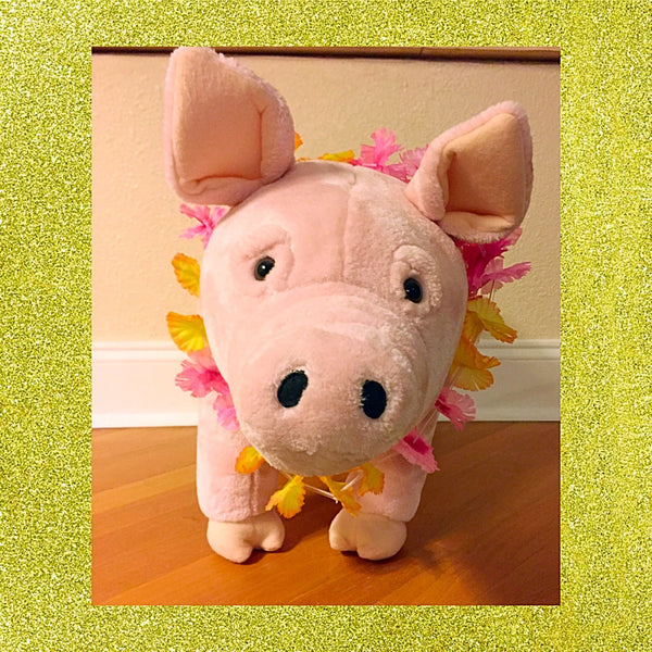 Hawaiian Leis - Snort Life, Mini Pig Clothes