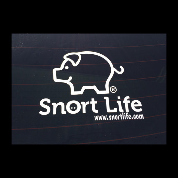 Snort Life Car Decal - Snort Life, Mini Pig Clothes