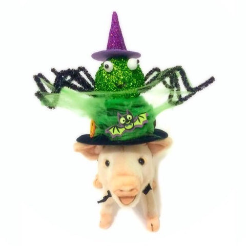 Ready To Ship--Spooktacular Top Hat - Snort Life, Mini Pig Clothes