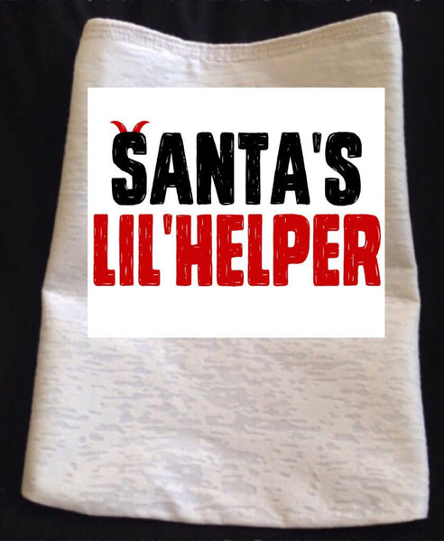 Santa's Lil'Helper T-Shirt - Snort Life, Mini Pig Clothes