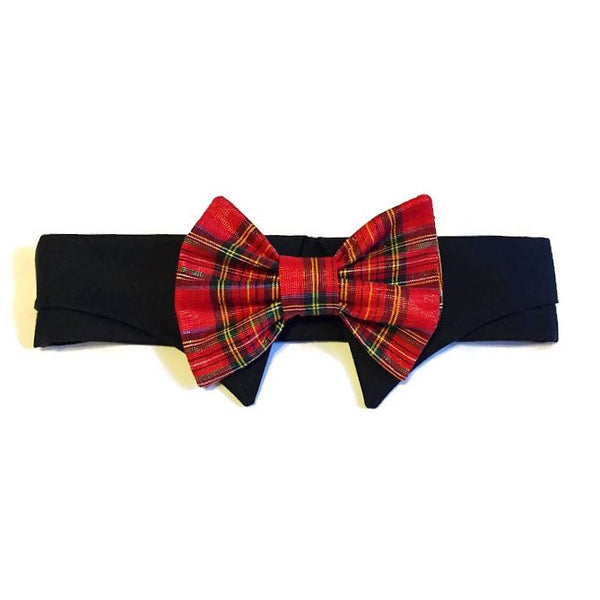 All Wrapped For Christmas Bow Tie Collar Set - Snort Life  - 2