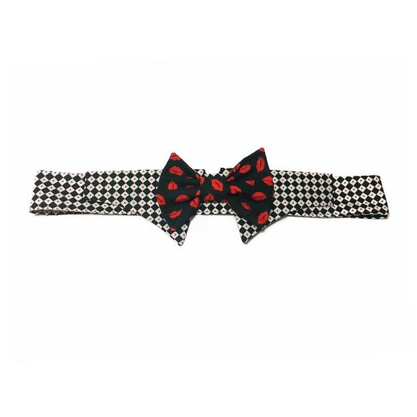 King Of Hearts Bow Tie Shirt Collar - Snort Life, Mini Pig Clothes