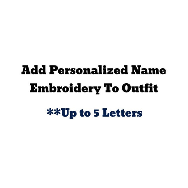 Personalized Embroidered Name--up To 5 Letters - Snort Life  - 1