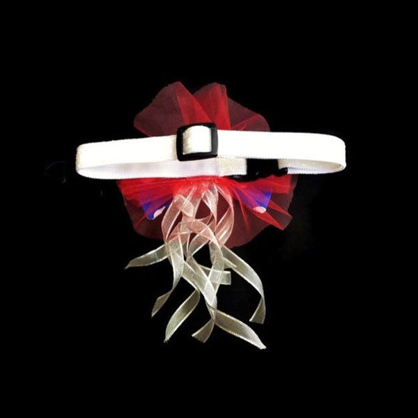 Americana Polkadot Bow Collar - Snort Life  - 2