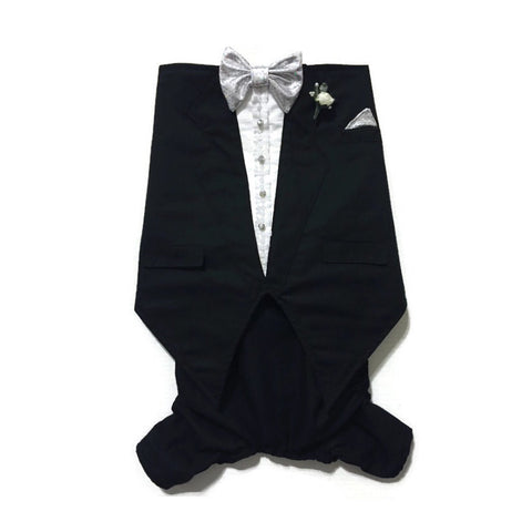 Luxe Oinktastic Tuxedo Suit & Suspender Pants Set - Snort Life  - 1