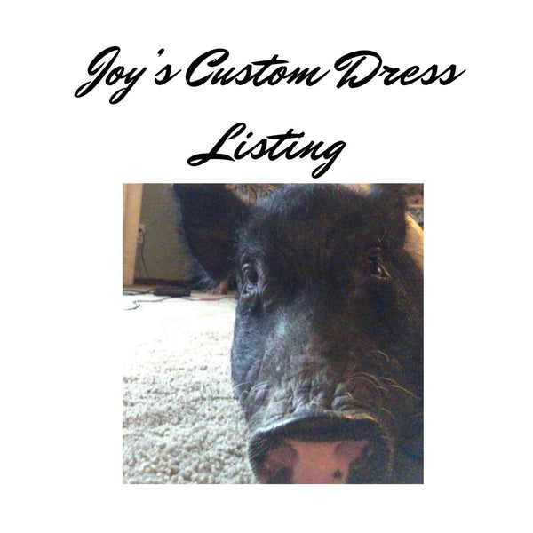 Joy’s Custom Dress Listing