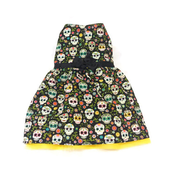 Sassy Sugar Skull Dress - Snort Life  - 1