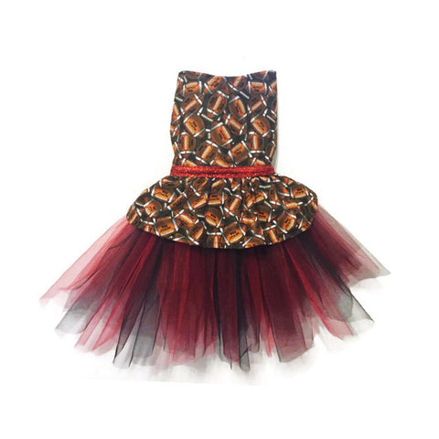 "Your Team" Football Tutu Dress - Snort Life  - 1