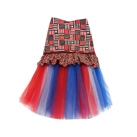 Miss Red, White & Blue Tutu Dress - Snort Life  - 1