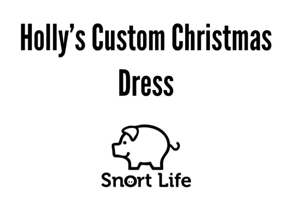 Holly’s Custom Christmas Dress