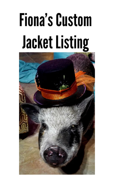 Fiona’s Custom Jacket Listing