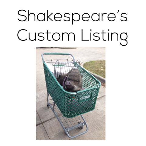 Shakespeare’s Custom Listing