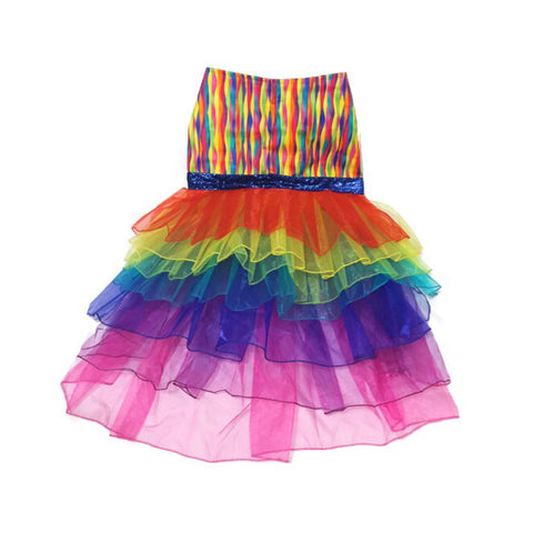 Rainbow Smiles Tutu Dress - Snort Life  - 1