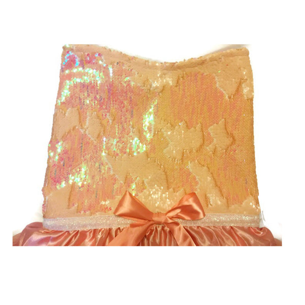 Peach Mermaid Diva Tutu Dress - Snort Life  - 2