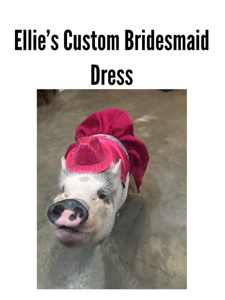 Ellie’s Custom Bridesmaid Dress Listing