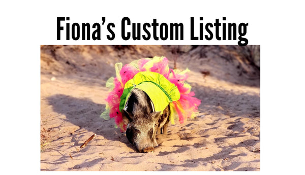 Fiona’s Custom Listing