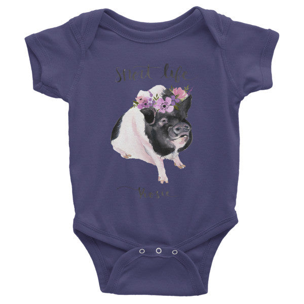 Rosie Infant short sleeve one-piece - Snort Life  - 3