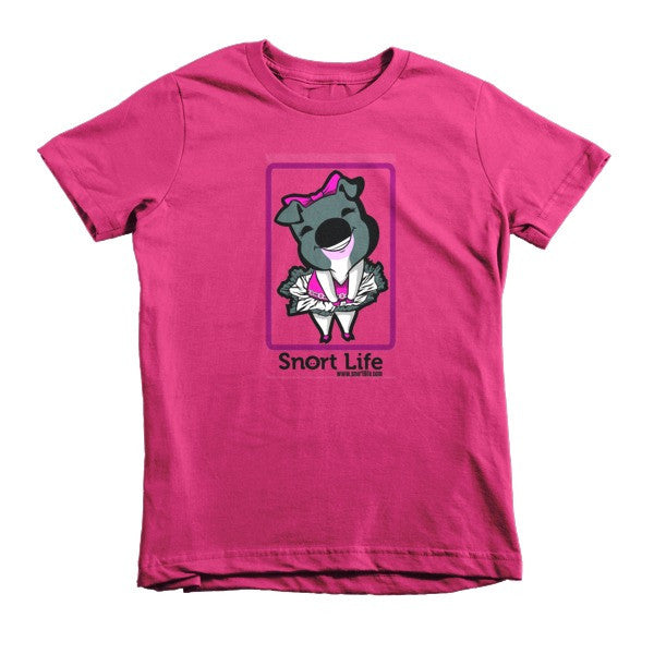 Rosie Short Sleeve Kids T-Shirt - Snort Life, Mini Pig Clothes