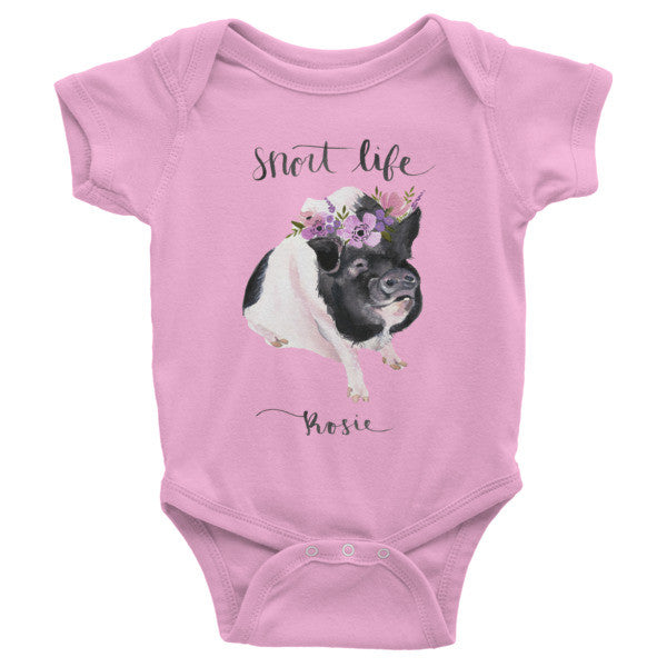 Rosie Infant short sleeve one-piece - Snort Life  - 1