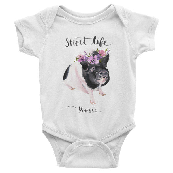 Rosie Infant short sleeve one-piece - Snort Life  - 2