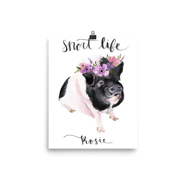 Rosie Poster - Snort Life  - 1