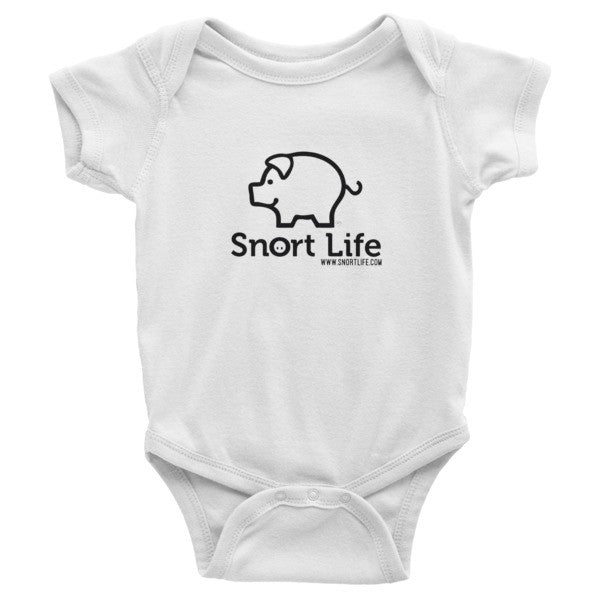 Snort Life Infant Short-Sleeve Onesie - Snort Life  - 1