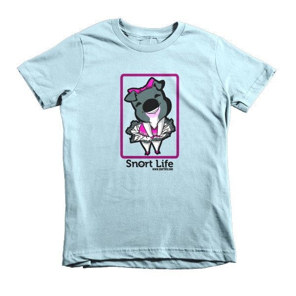 Rosie Short Sleeve Kids T-Shirt - Snort Life, Mini Pig Clothes