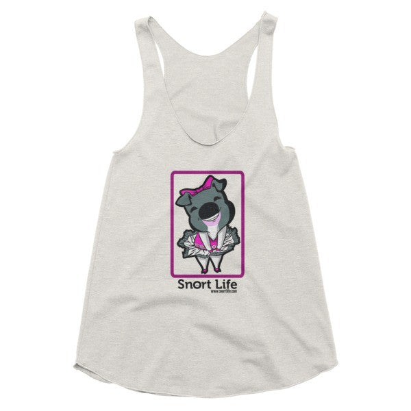 Rosie Women's Racerback Tank - Snort Life  - 1