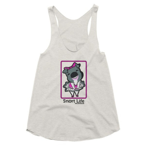Rosie Women's Racerback Tank - Snort Life  - 1