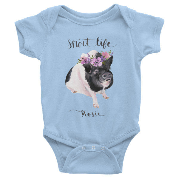 Rosie Infant short sleeve one-piece - Snort Life  - 5