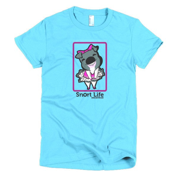 Rosie Short Sleeve Women's T-Shirt - Snort Life  - 10