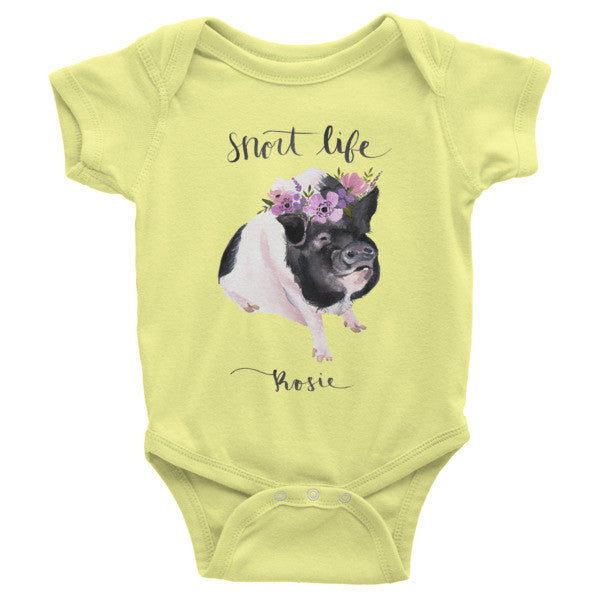 Rosie Infant short sleeve one-piece - Snort Life  - 6